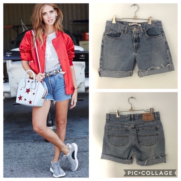 Vintage Pants - Vintage Express Denim High Rise Cut-Offs